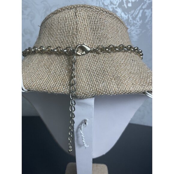 Vintage Yellow Bubble Statement Necklace With Gold Chain Adjustable Length - Picture 4 of 4